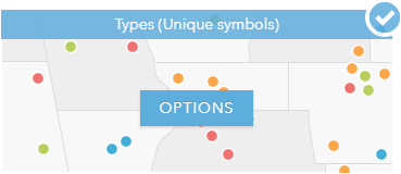 style options button in ArcGIS Online